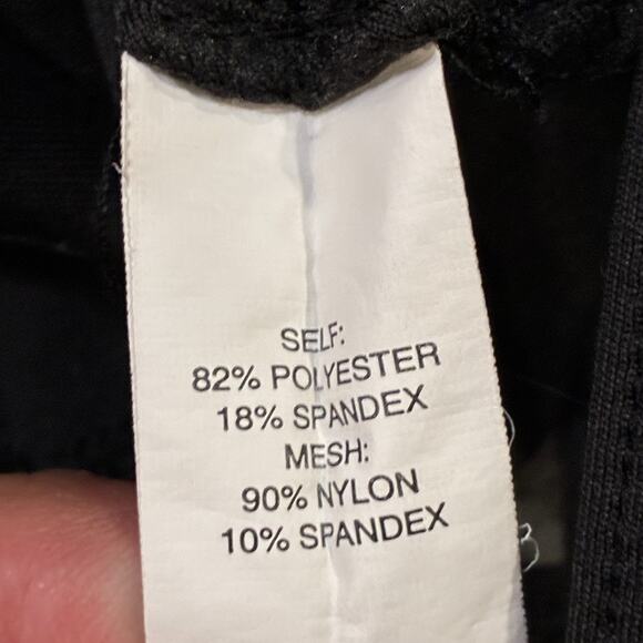 Pac 1980 Black Activewear Full Zip Pockets Cropped Jacket Women's Size Medium - Picture 6 of 8